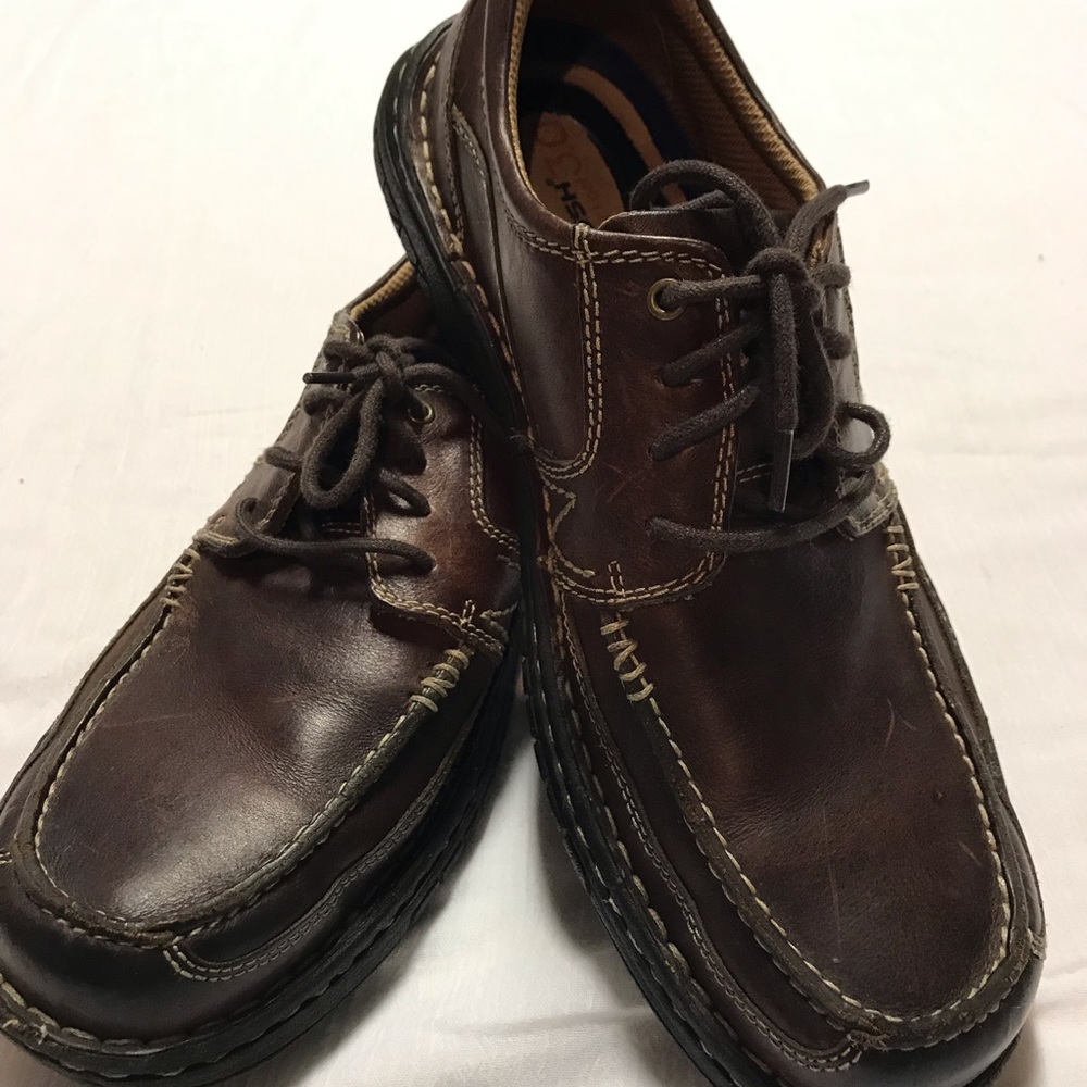 Nunn Bush Men’s Brown Comfort Gel 3.0 Oxfords - Picture 1 of 8